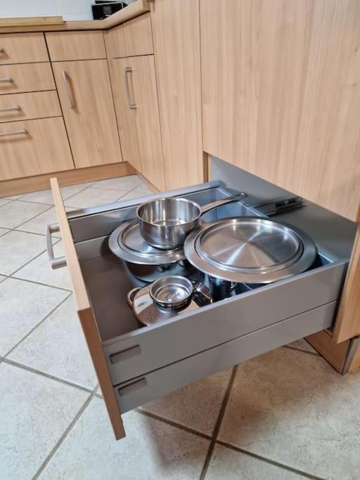 Grosszuegige Ferienwohnung 4+1 P. Büttelborn Dış mekan fotoğraf